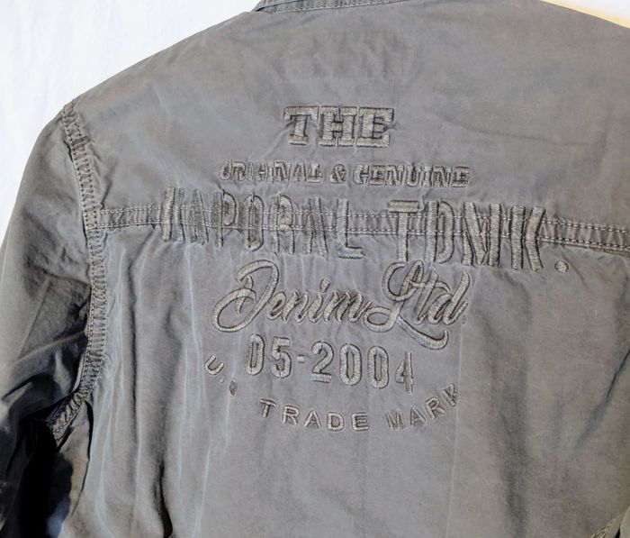 Chemise Kaporal Kaki Armée Petites Poches Devant Ecritures Arrière Vêtement Tendance Mode Enfants - photo numéro 6