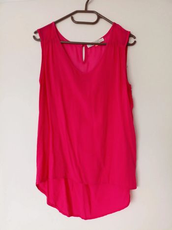 Débardeur rose asymétrique TM