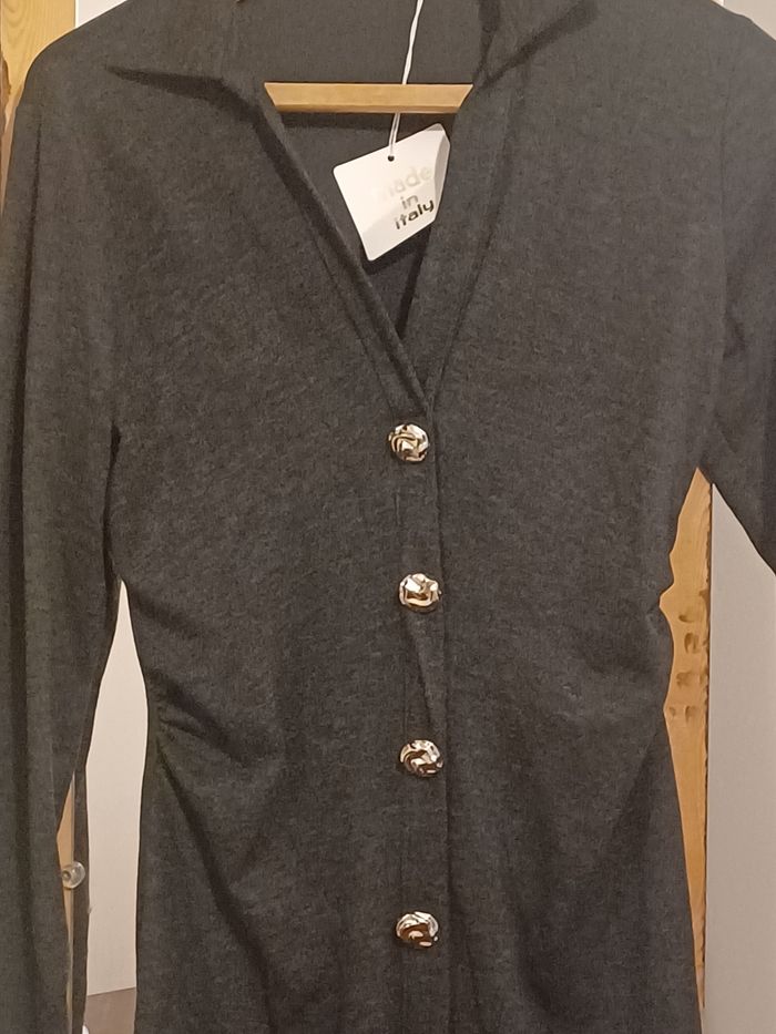 Robe moulante matière tient chaud agréable pour l'hiver - photo numéro 2