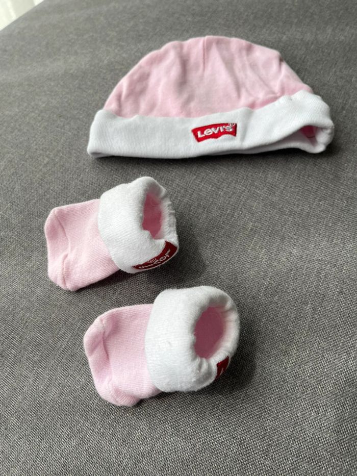 Bonnet chaussette bébé