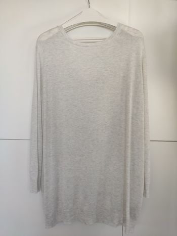 Zara sweat pull long gris neuf L