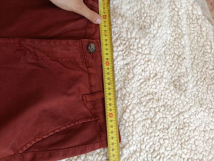 Pantalon bordeaux style chino – Pako litto – XS vintage italien elegant - photo numéro 7