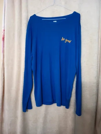 Tee-shirt manches longues grande taille (A136)