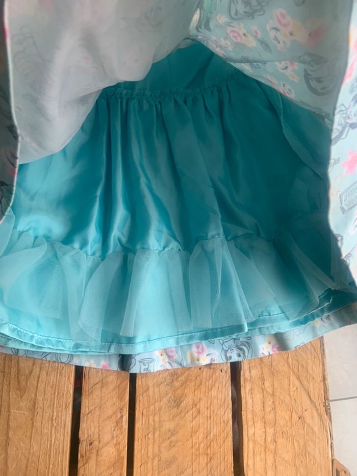 Robe bleu princesse animators Disney 3ans - photo numéro 3