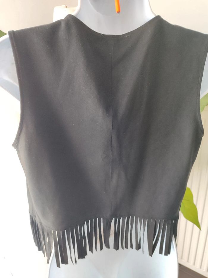 Veste sans manches à franges - photo numéro 3