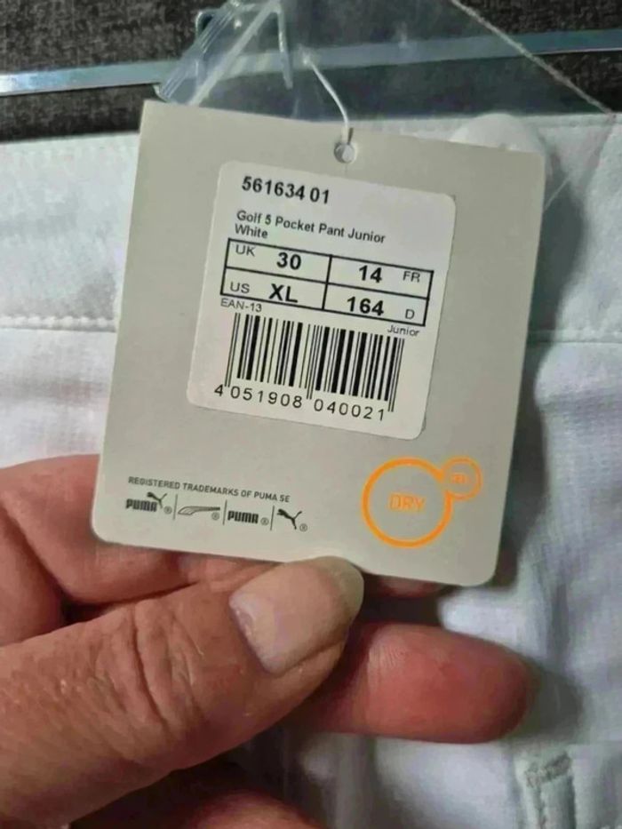 Pantalon coupe droite Puma 14 ans - photo numéro 4