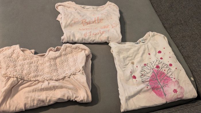 Lot haut manches longues 10 ans