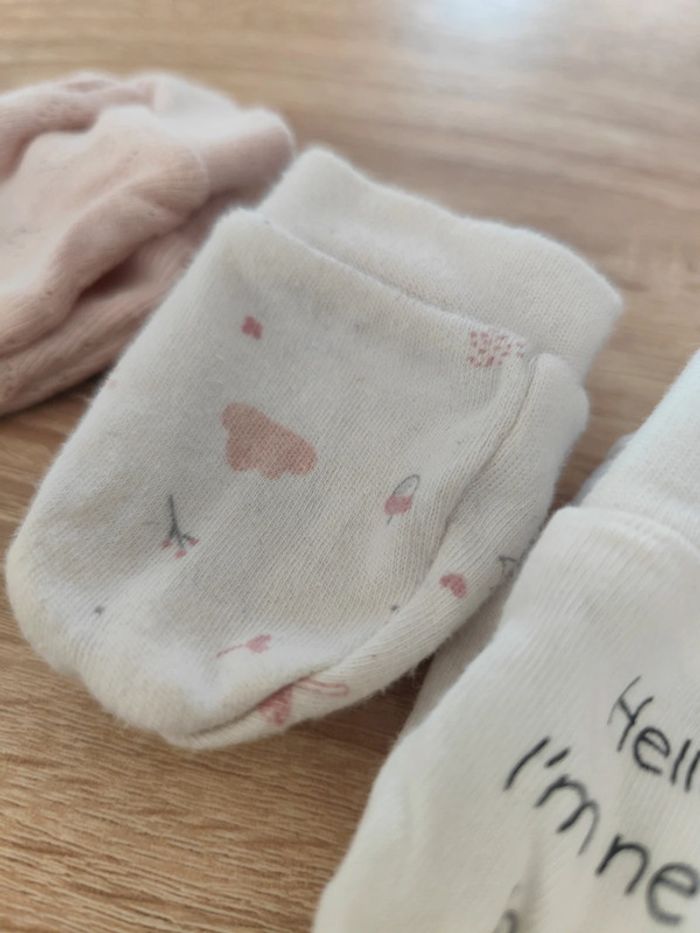 Lot de gants bébé naissance - photo numéro 5