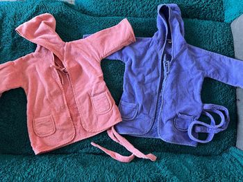 Lot de 2 peignoir de bain