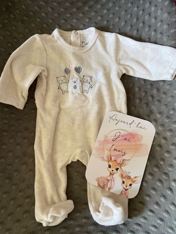 Pyjama ourson velour
