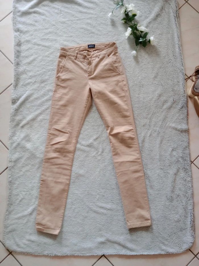 Pantalon femme 34 beige c78 - photo numéro 11