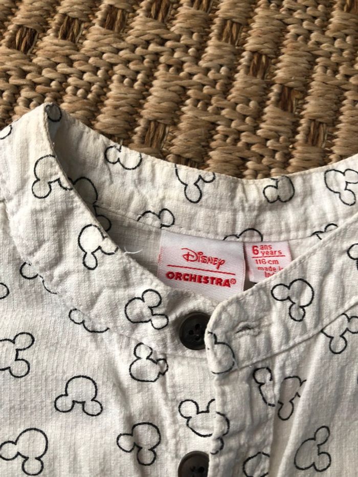 Chemise légère Mickey taille 6 ans - photo numéro 2