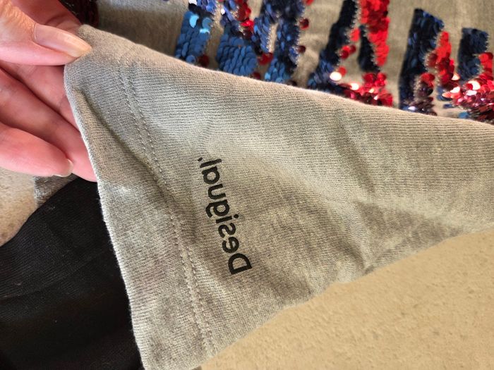 T-shirt ML desigual  11-12a - photo numéro 3