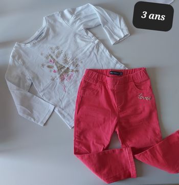Tenue fille 3 ans