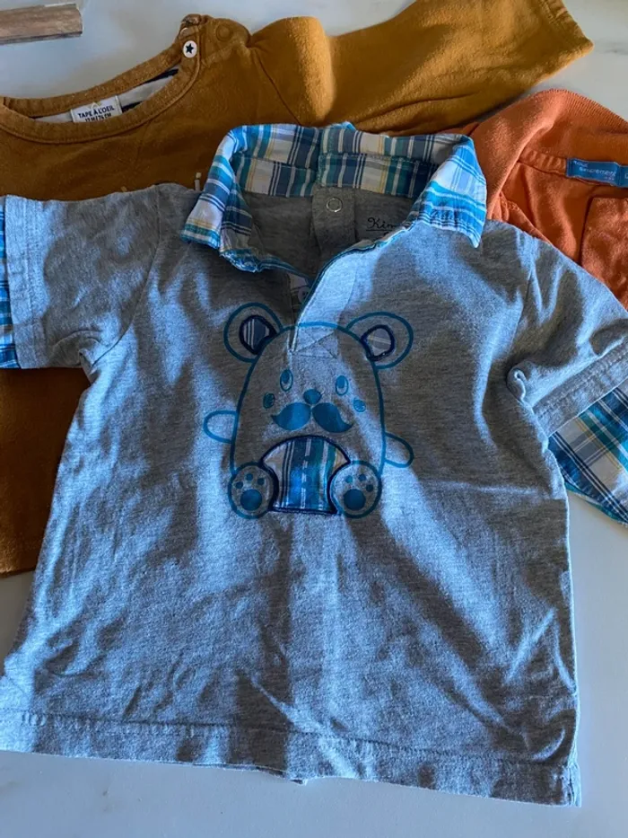 5 teeshirt 12 mois - photo numéro 6