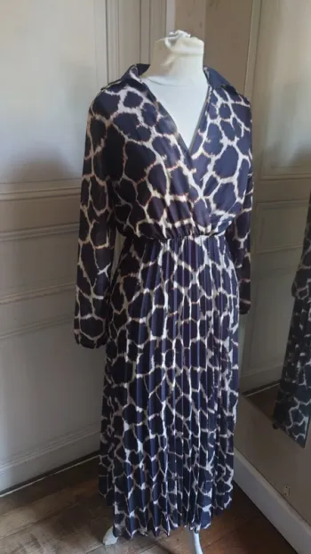 Robe longue senes imprimé léopard t U 36 38