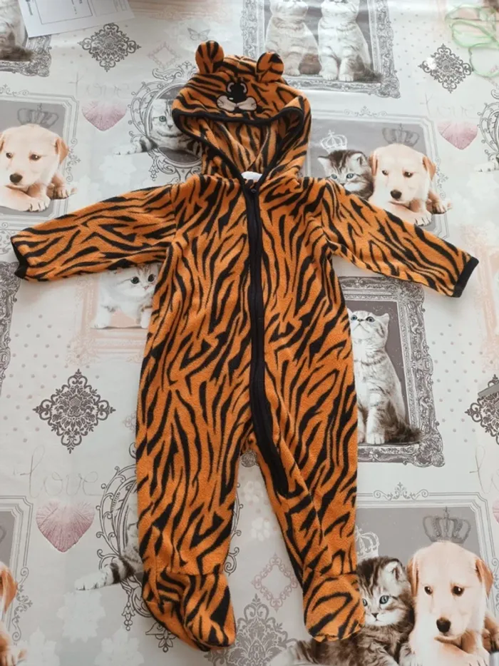 Sur-pyjama tigre bébé 3-6 mois Early Days