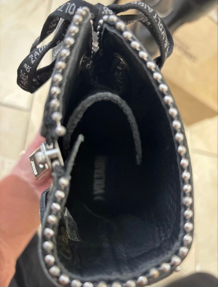 Bottines zadig&voltaire cuir noir - photo numéro 8