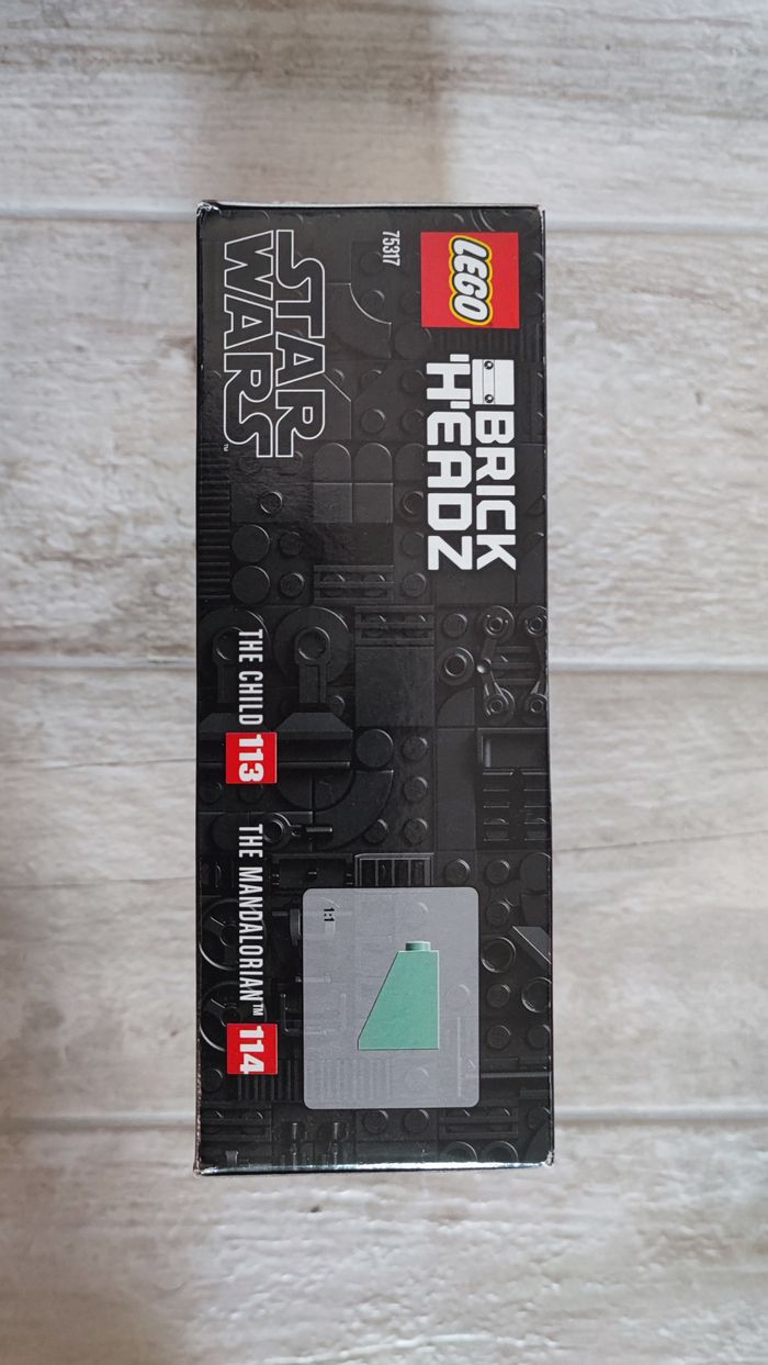Lego Star Wars 75317 Brick Headz The Mandalorian & The Child - photo numéro 3