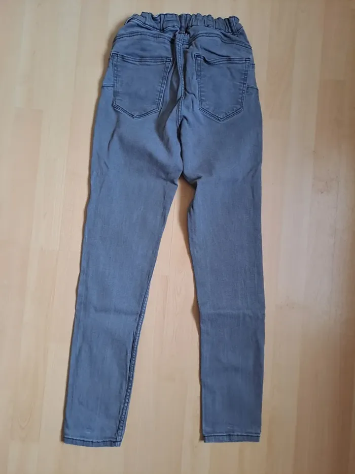 Jean Gris Skinny Taille Élastique - Kiabi - Taille 36 - Confortable - photo numéro 4