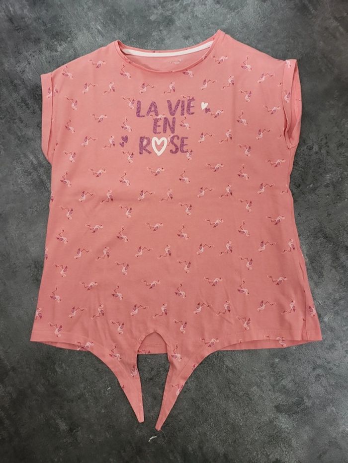 Lot 6 t-shirts/chemiser fille 12 ans très bon état - photo numéro 9