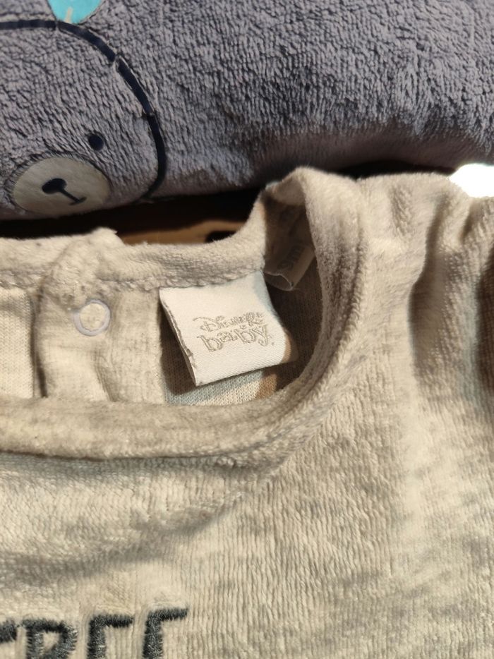 Lot de 4 pyjamas velours - photo numéro 3