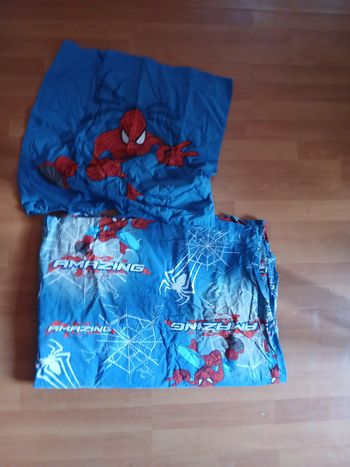 Housses de couette et housse d oreiller spiderman  d une personne