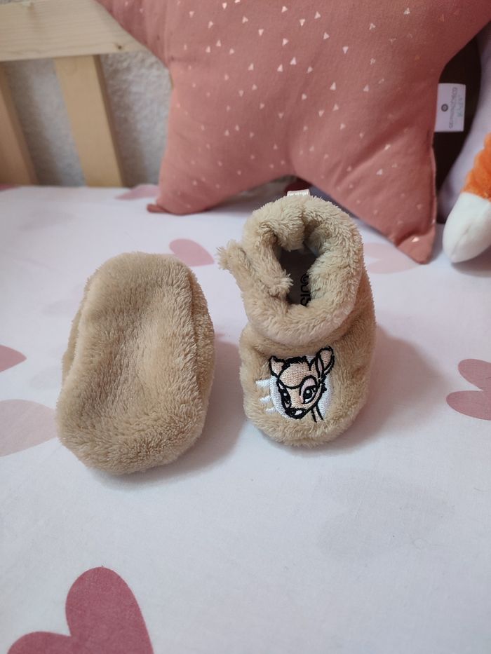 Paire de chaussons Bambi - Naissance - Neuf - Disney - photo numéro 3