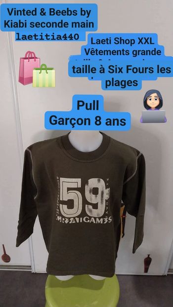 Pull 8 ans garçon