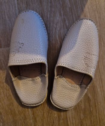 Babouches en cuir véritable