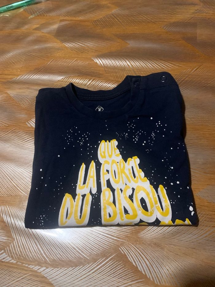 Teeshirt manche longue garçon 24 mois - photo numéro 4