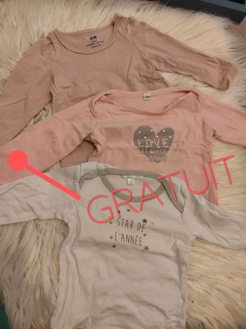 Gratuit - 3 maillots de corps