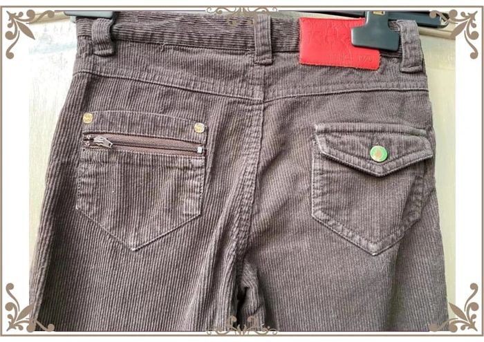 Pantalon en velours Kickers 6 ans marron - photo numéro 6