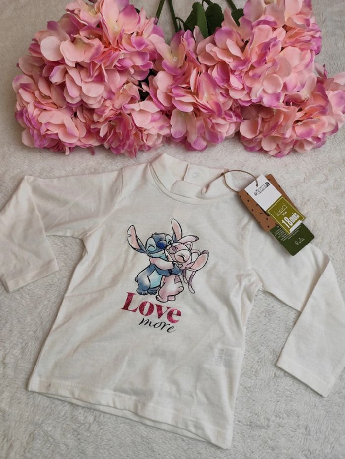T-shirt manche longue Stitch