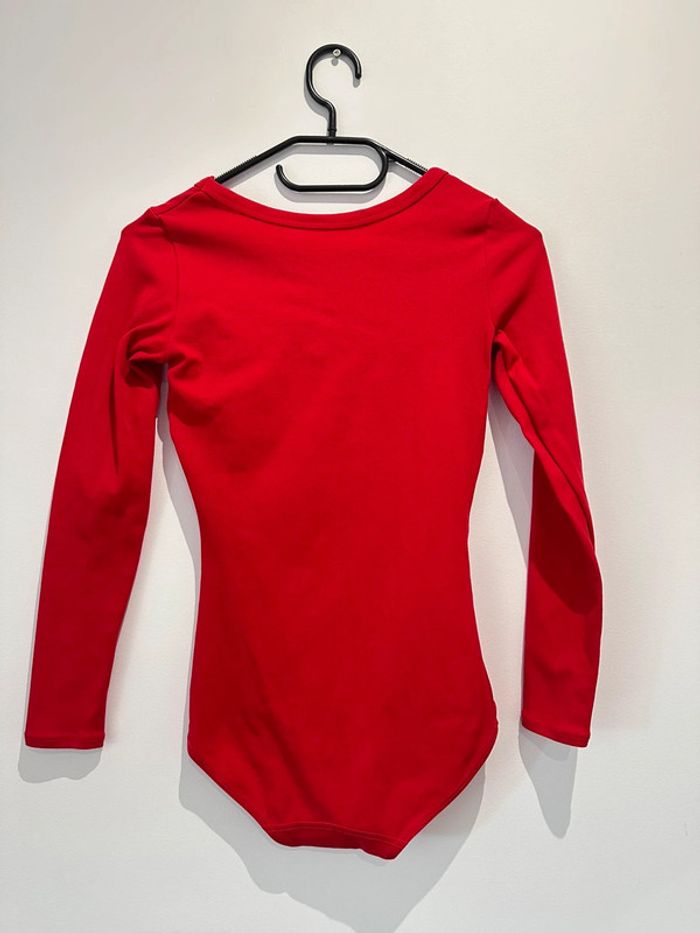 Body manches longues rouge - photo numéro 2
