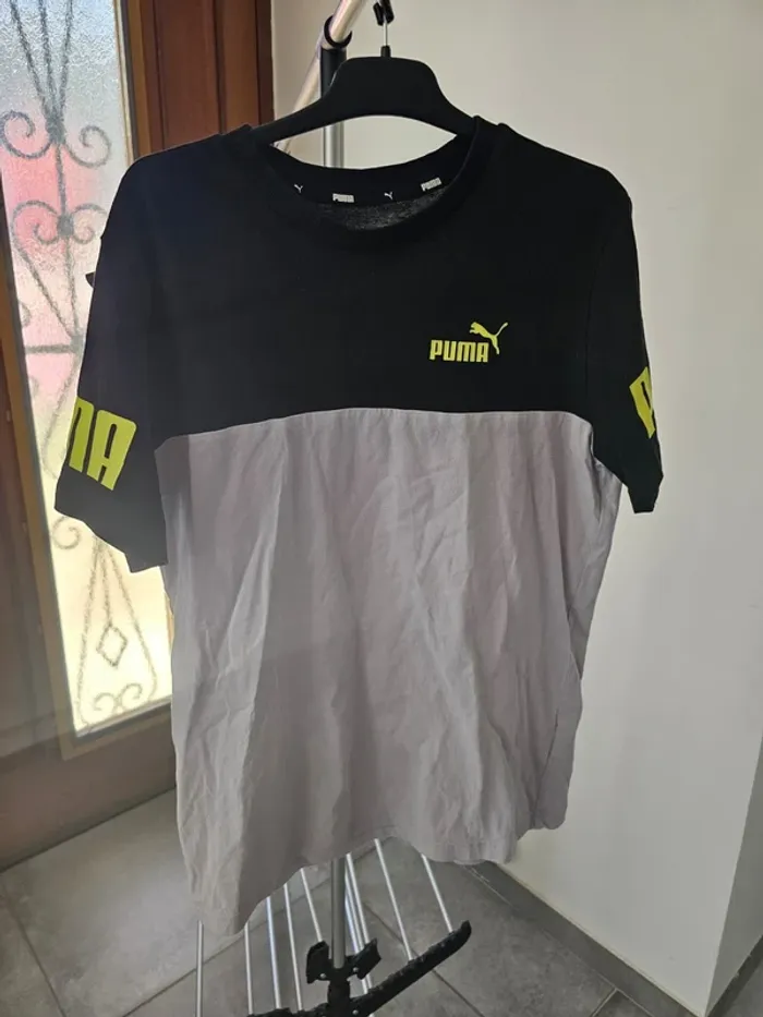 Tee shirt manche courte garçon 13/14 ans puma - photo numéro 9