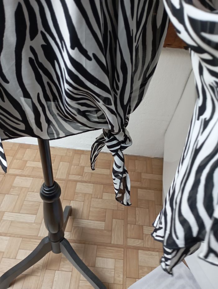 1.2.3 - chemise aux motifs "zébrés" - photo numéro 5