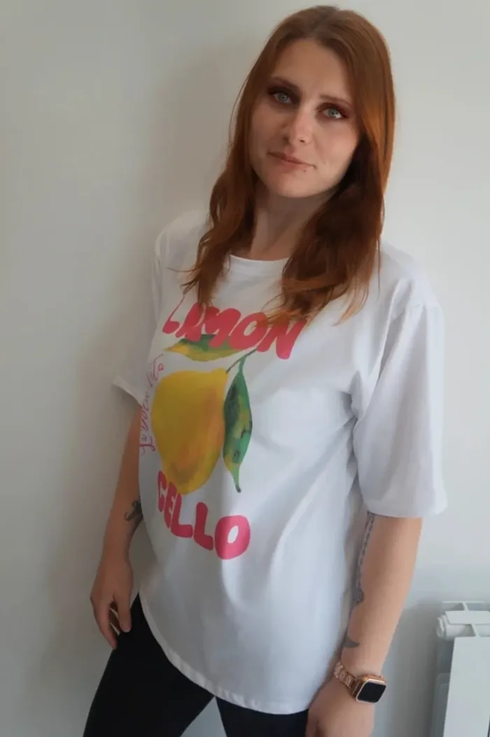 T shirt lemon cello