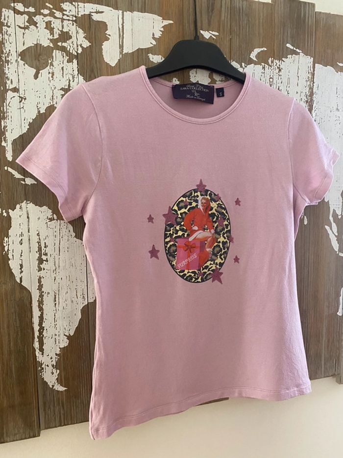 T-shirt Zara Taille S - photo numéro 2