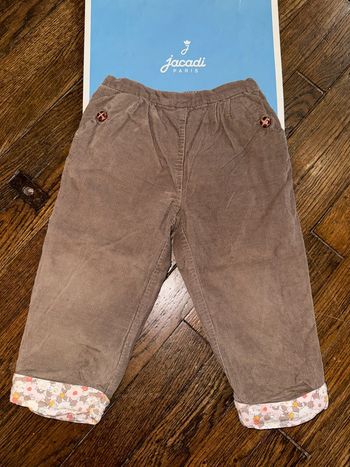 Pantalon velours Jacadi 18 mois