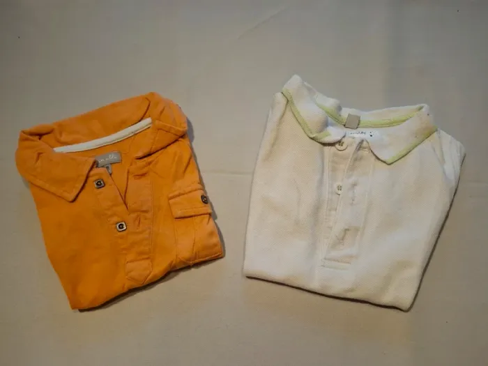 Lot vêtements (chemise t-shirt bodys short salopette) garçon 18 mois - photo numéro 5