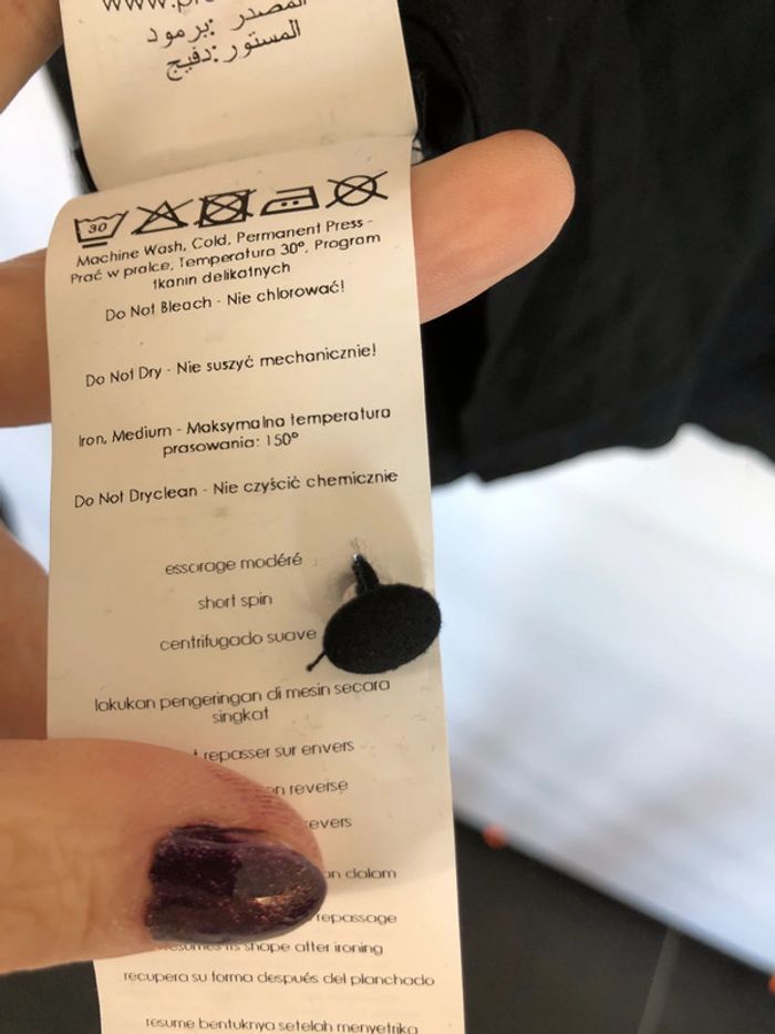 Superbe blouse Promod noire col montant taille 34 36 neuve - photo numéro 17