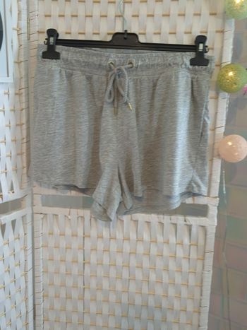 🏃‍♀️joli short de sport Inextenso gris chiné femme TL / 40