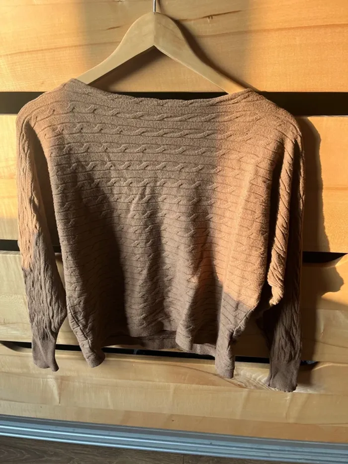 Pull marron beige #43 - photo numéro 4