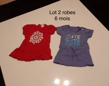 Lot robes 6 mois