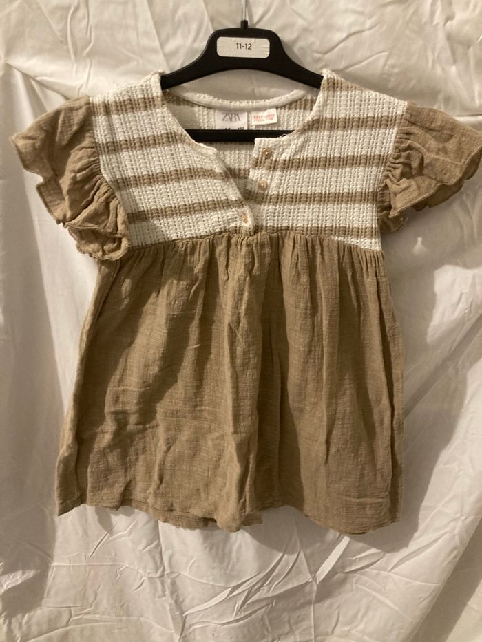 Robe Zara fille 4-5 ans – Style bohème chic / été - photo numéro 3