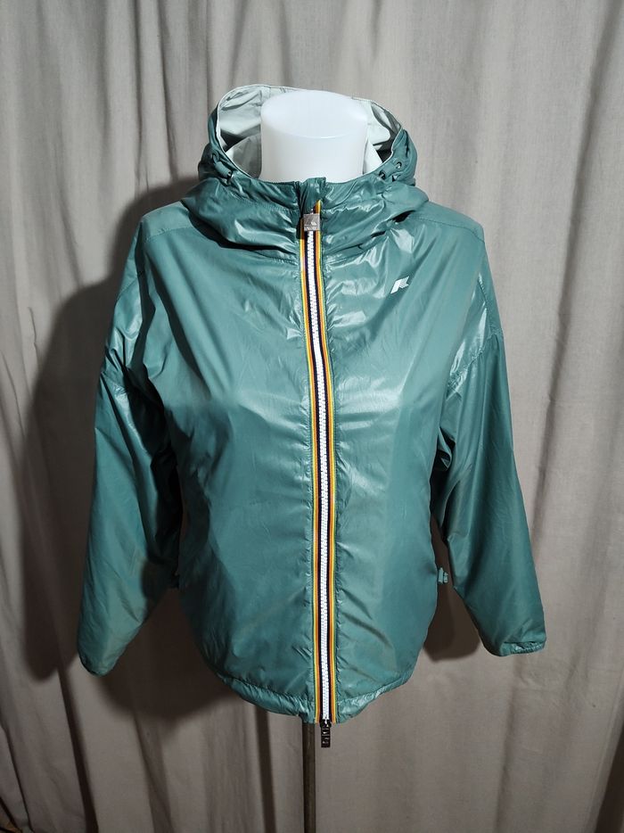 Veste k-way imperméable authentique pour femme, réversible - photo numéro 4