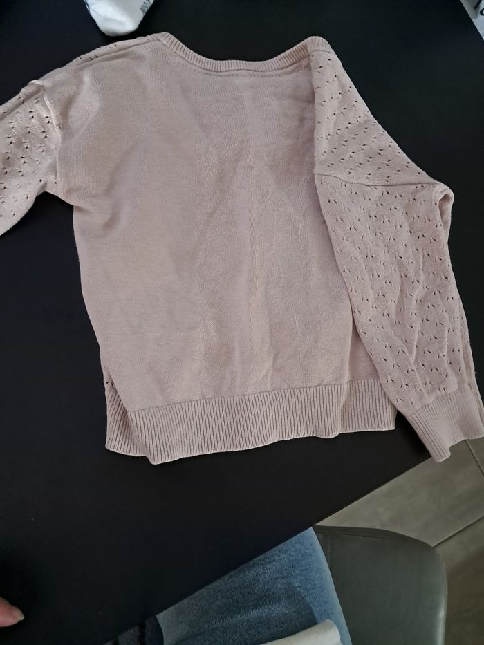 Veste fille h&m vieux rose 9/12 mois - photo numéro 5