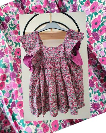 10 12 ans blouse été liberty créateur indépendant