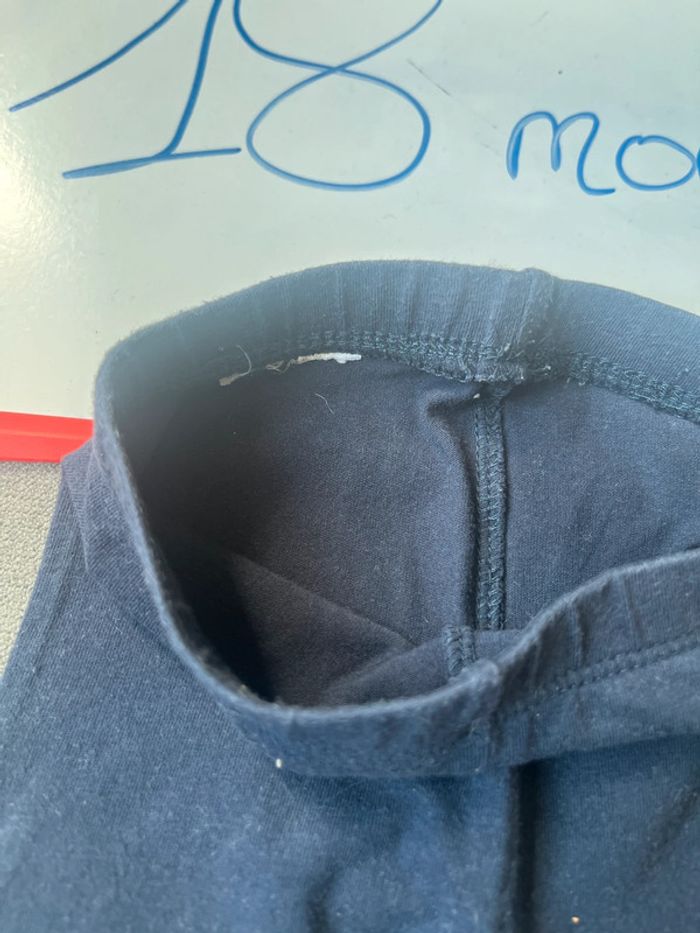 Legging bleu marine 18 mois - photo numéro 3